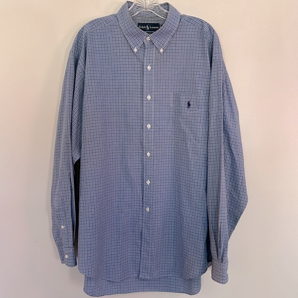 Ralph Lauren Men's Blake 100% Cotton Long Sleeve Button Up Shirt Size XL - Picture 4 of 5